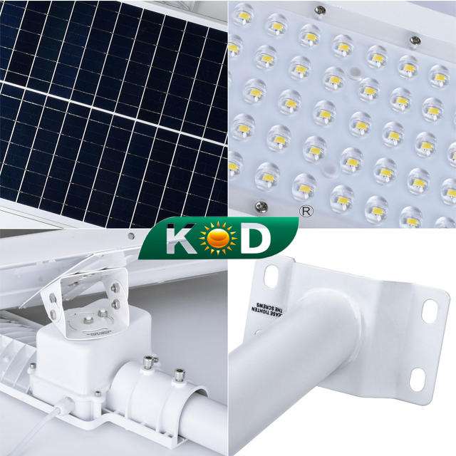 1500Lm LED Solar Street Light with Radar Induction Function and Iron Material produced by China factory