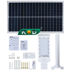 solar led street light with lithium battery and how does solar power work