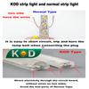 2835-220v Double Strip Light Excellent Yellowing Resistance And UV Resistance IP65 