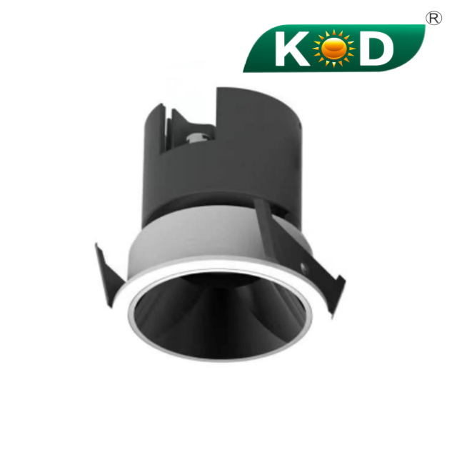 white and grey LP-001 downlight high transmittance clear and brightlight good overall reflectance and comfortable light